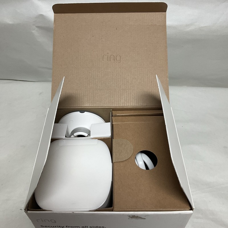 Ring Spotlight Cam Pro Wi-Fi Wired Plug-In Outdoor Security Video Camera White gallery