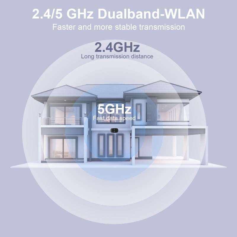 2K Security Camera System 5G & 2.4G WiFi Solar Wireless AI Detection 2 Way Audio gallery