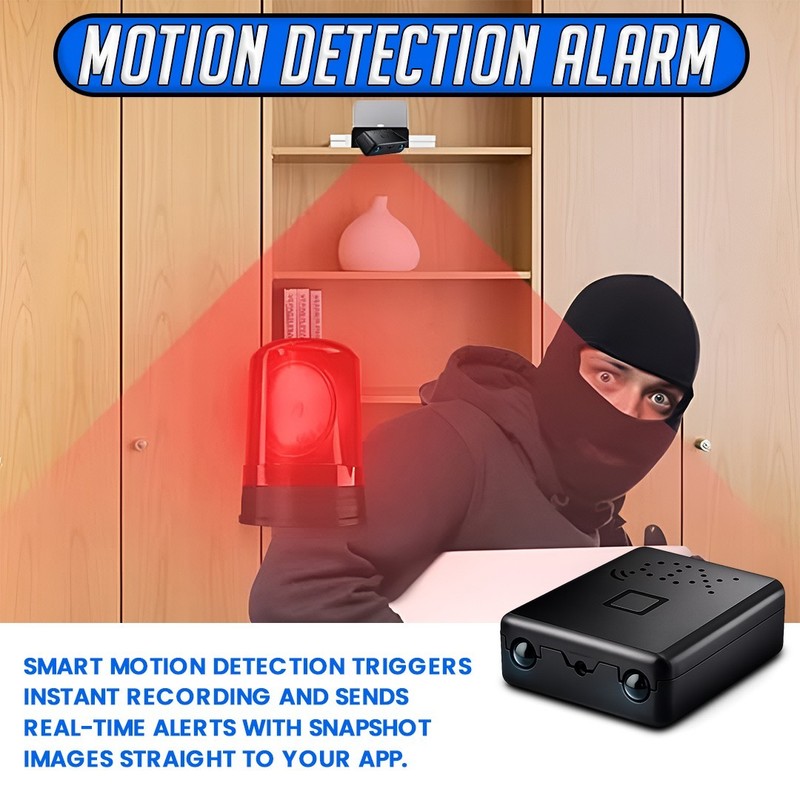 Smart Mini WiFi Camera Wireless 1080P HD Small Night Cam w/Battery Home Security gallery