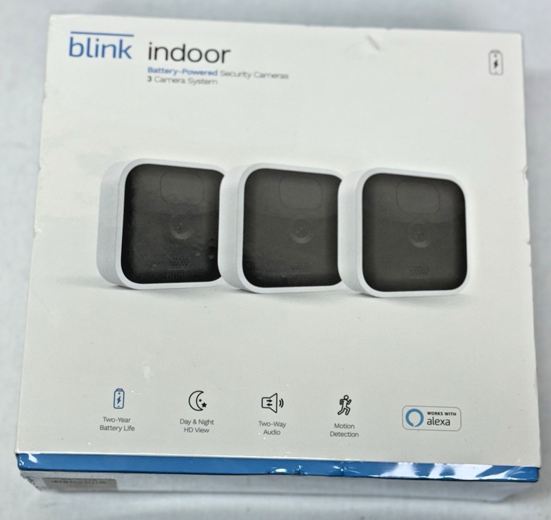 Blink Outdoor Battery-Powered Wireless Security Camera 3rd Gen 3-Pack