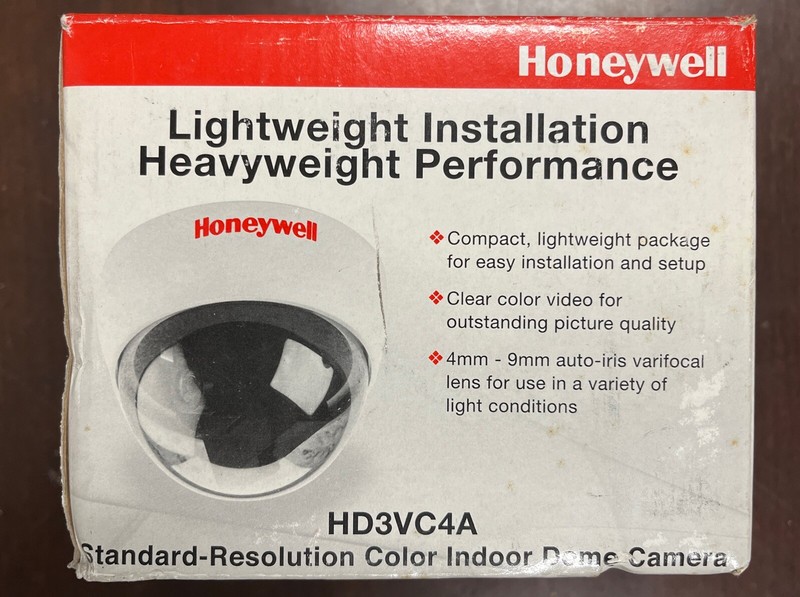 Honeywell HD3VC4A Standard-Resolution Color Indoor Dome Camera New