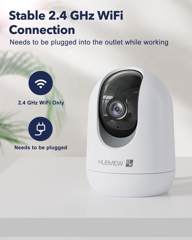 4 Pack 2K Night Vision Pet Camera - Motion Tracking - WiFi - Two-Way Audio gallery