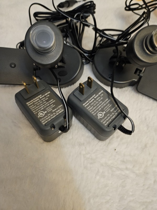 Pair - X10 Xcam2 WideEye InstantON Wireless 2.4 GHz Color Cameras Model XX17A gallery