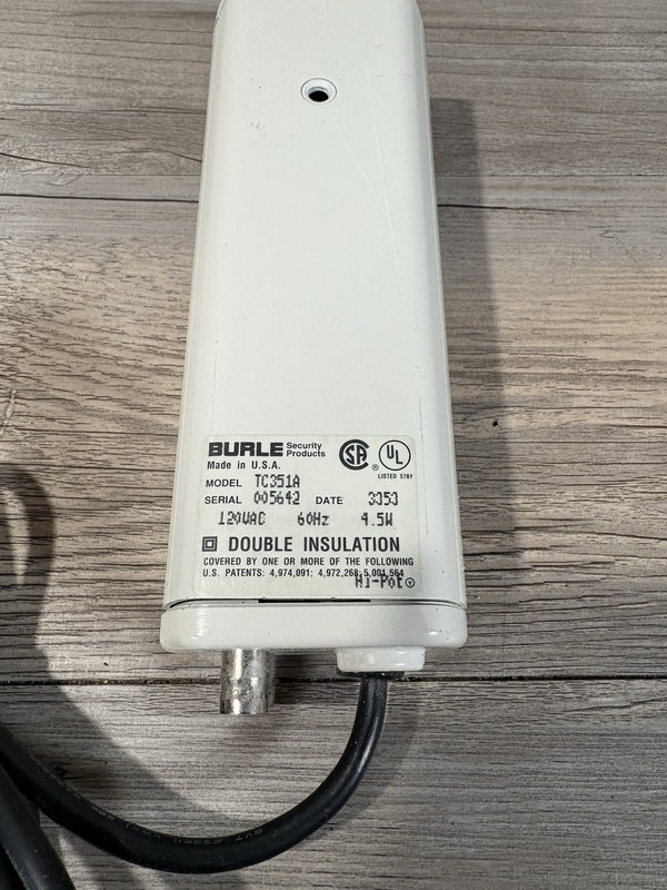 Burle TC351A Security Camera w/ TV Zoom Lens HS10ZME-5 - POWER BASE ONLY gallery