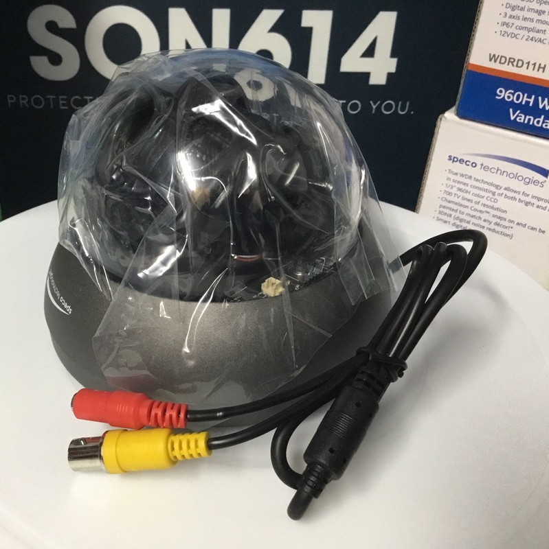 Lot 4 SPECO WDRD11H CCTV Color Cameras W/ 700TVL 2.8-12mm T-WDR VandalProof NEW! gallery