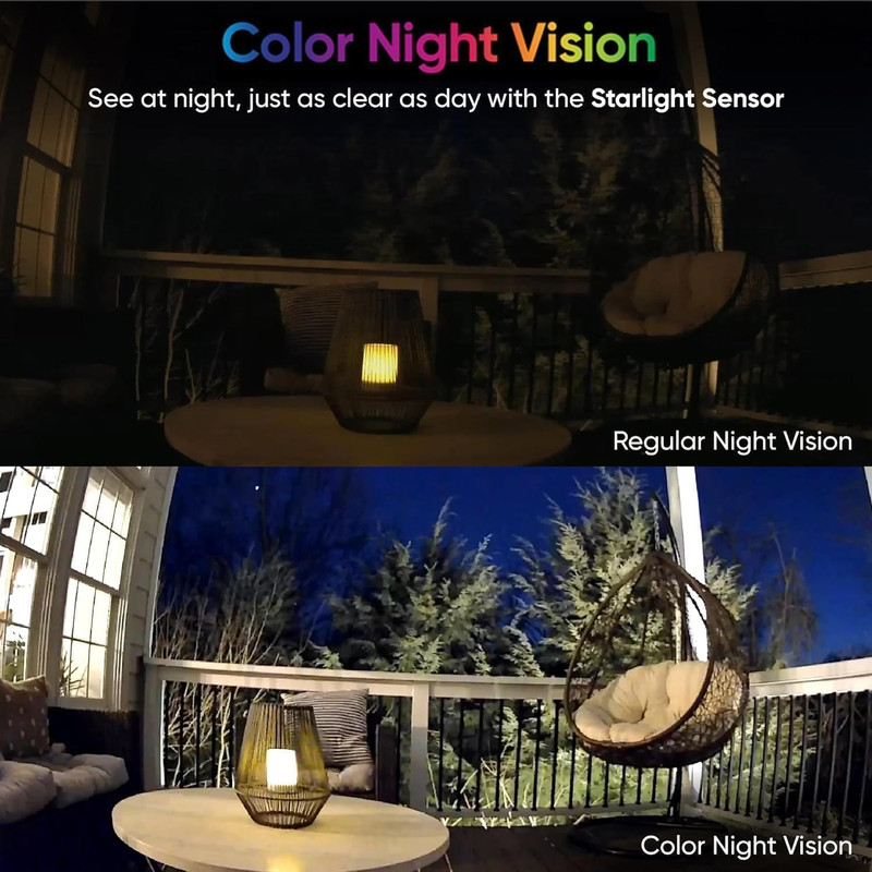 Cam V3 W 128GB SD Card, 1080P Plug-In Smart Security Camera, Color Night Vision, gallery