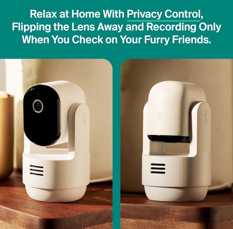 Essential Indoor Pan Tilt 2K Security Camera, Wi-Fi, Night Vision gallery