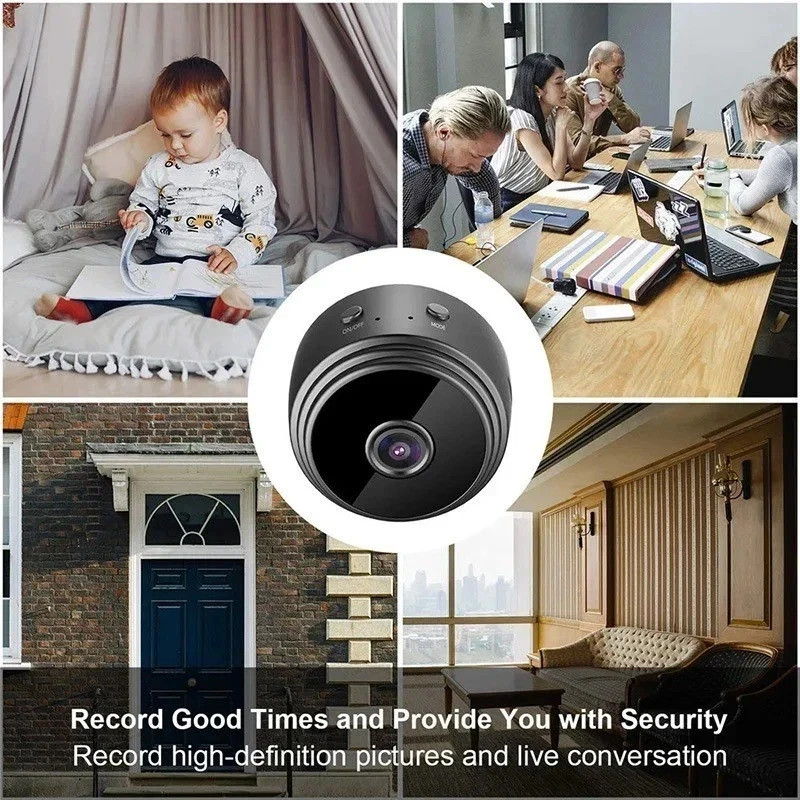 Mini Wireless Record Camera WiFi IP Home Security DVR Night Vision HD USB 1080P gallery