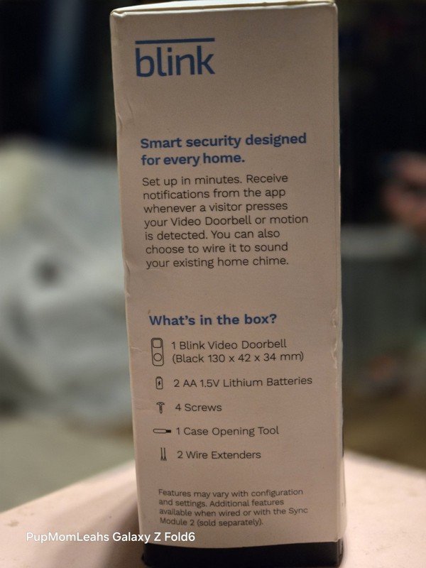 Blink Video Doorbell 1080p HD, Battery or Wired, Two way audio, works with Alexa gallery
