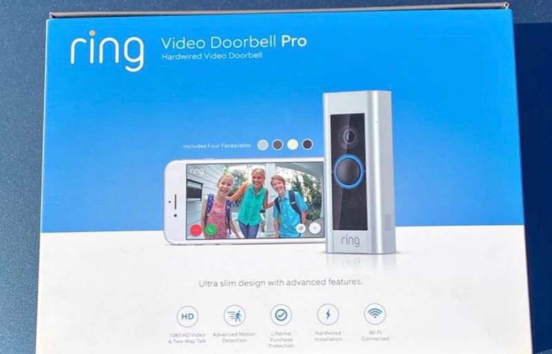 Ring Doorbell Pro cam – hardwired camera