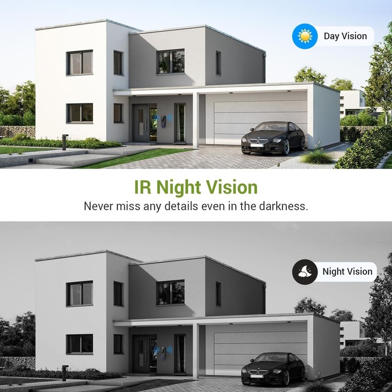 Compact Wireless Video Doorbell - 1080P FHD, AI Detection & Smartphone Alerts gallery
