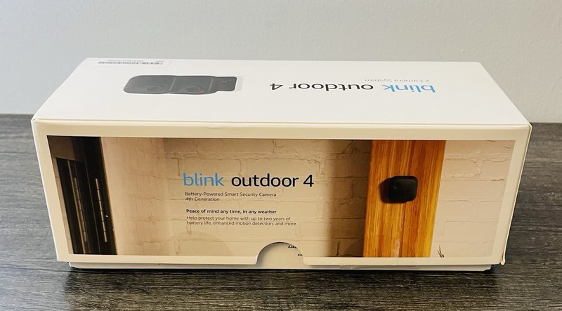 Blink Outdoor 4 (4th Gen) 2 Camera Wireless HD Home Security System Kit Open Box gallery