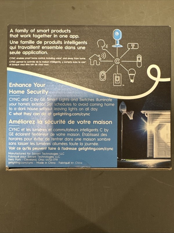 GE Cync Outdoor Wired Smart Camera Security Camera Alexa Google Brand New gallery
