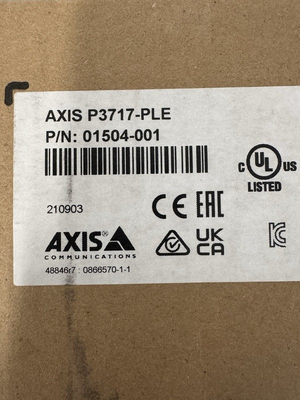 Axis P3717-PLE Indoor/Outdoor Network Security Camera NEW SEALED gallery