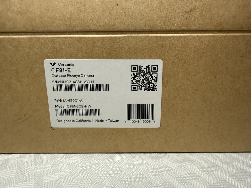 Verkada CF81-E Outdoor Fisheye Camera New In Box gallery