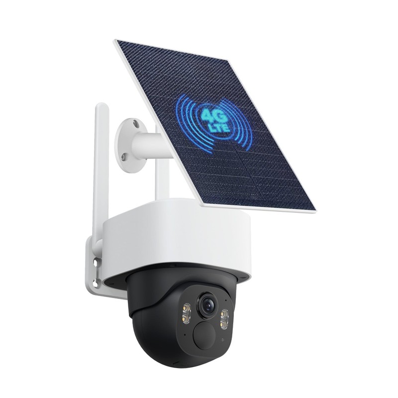 4G LTE Cellular Solar Security Camera Wireless Outdoor, No WiFi Solar Powered…