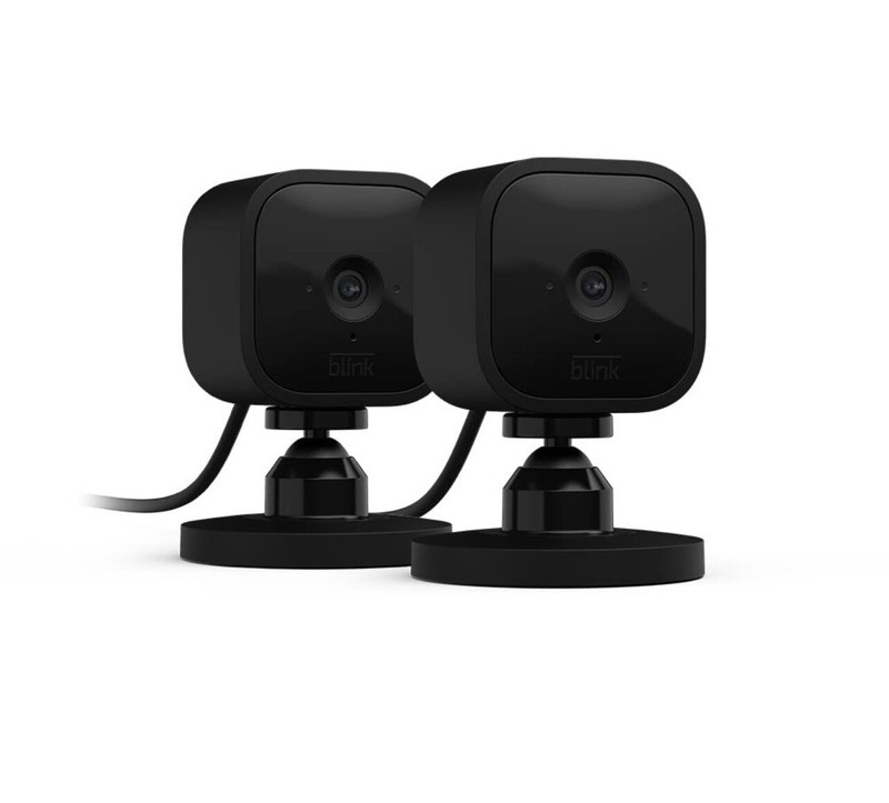 Blink Mini 1080p Wi-Fi Indoor Security Camera – Black, Pack of 2 (B09N6QBMTW)