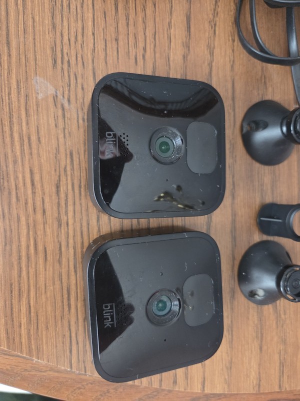 Blink Outdoor Wireless Battery IP Cameras 2-Pack Black Night Vision 2-Way gallery