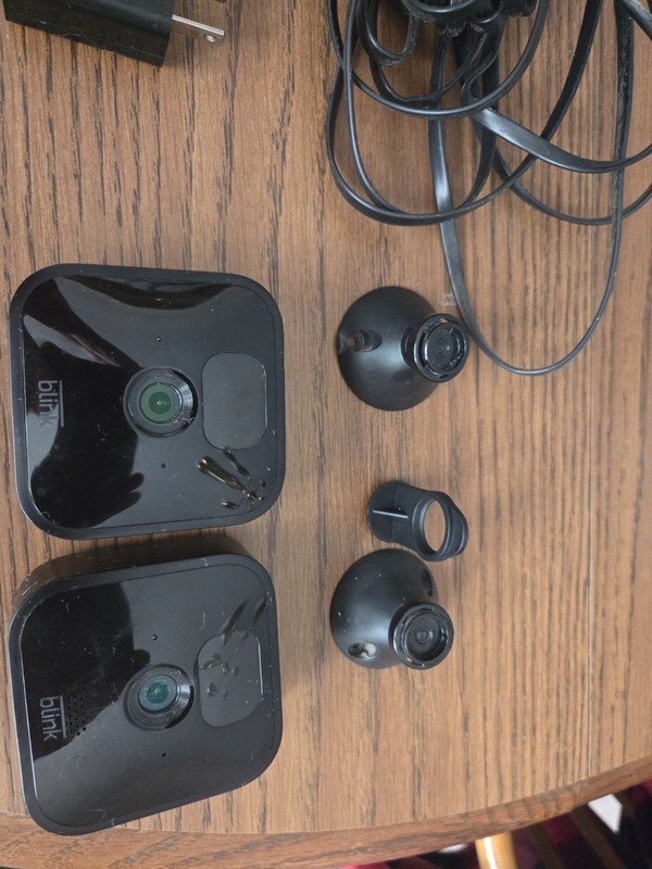 Blink Outdoor Wireless Battery IP Cameras 2-Pack Black Night Vision 2-Way gallery