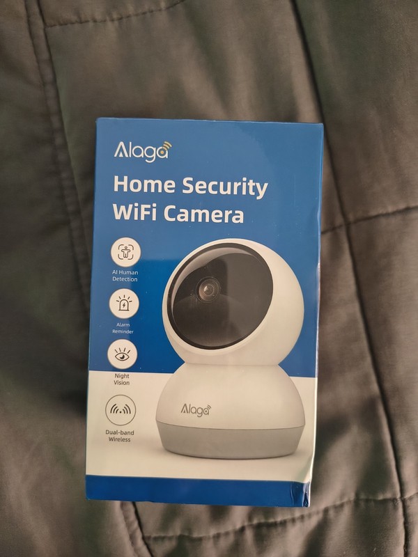 Alaga 2K Security Camera 5G 2.4G WiFi, 360° Pan, Human Pet Motion AI