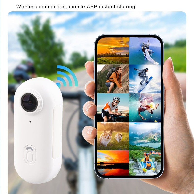 4K 8MP Pet Collar Camera Wireless Wearable Action Camera Helmet Camera 120 PIRA gallery