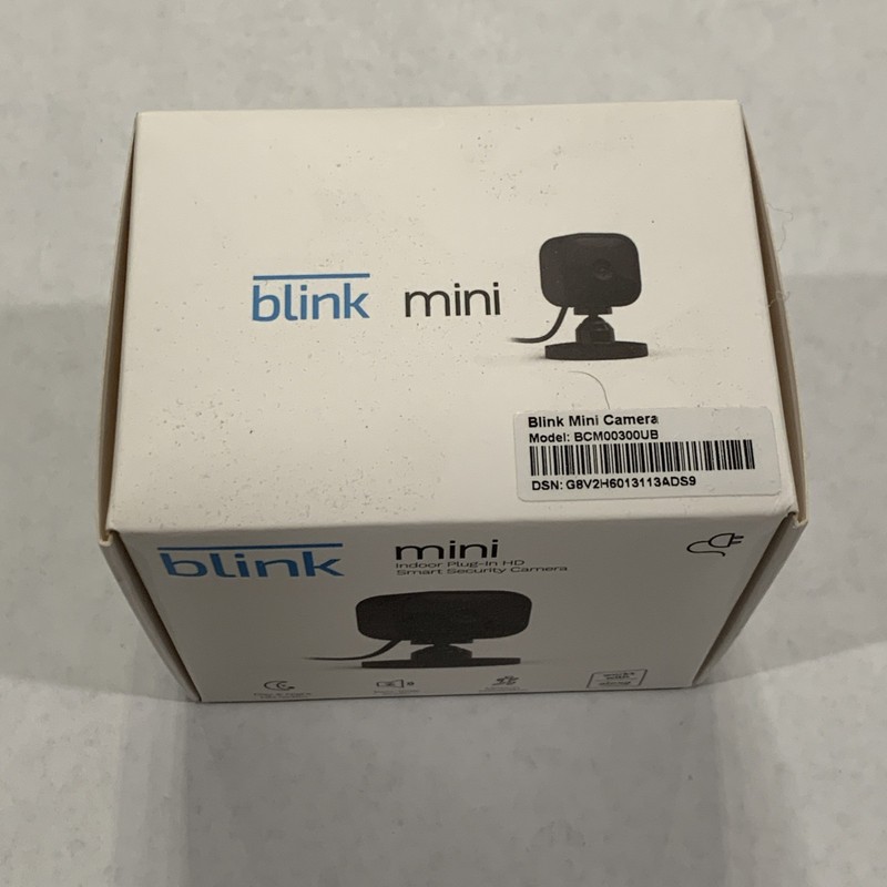 Blink Mini Indoor Plug In HD Smart Security Camera Black Brand New gallery