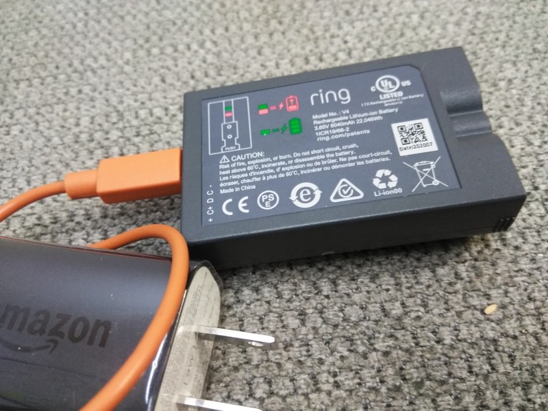 (1) Batteries for Ring Brand camera – Model V4. Charging Cable Included.
