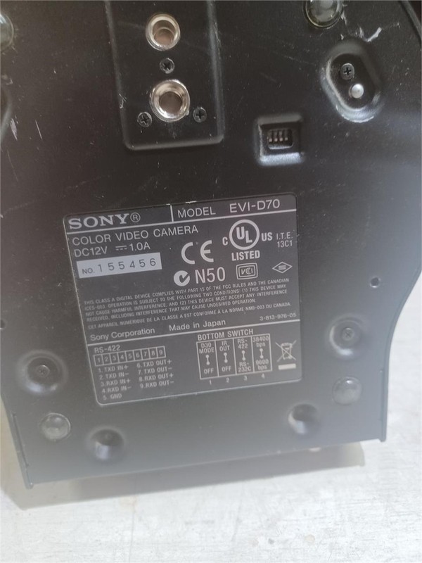Sony EVI-D70 Security video camera Pan Tilt zoom conference surveillance gallery