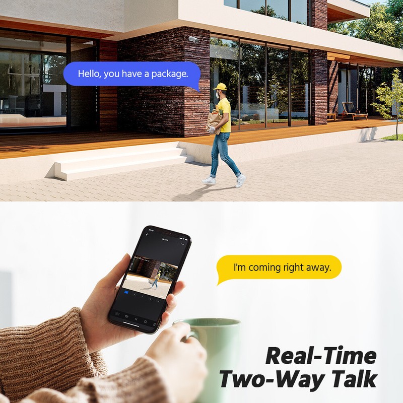 ANNKE 4K Color Night POE IP Security Camera 4X Zoom Two Way Audio AI Detection gallery