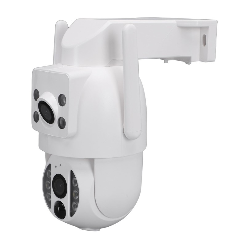 Solar Security Camera Wireless Dual Lens 3MP 2K Motion Detection WiFi Secur NVNF gallery