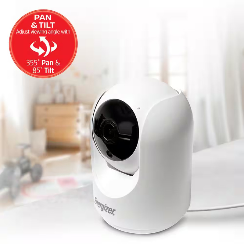 Pan and Tilt Wired Wifi Indoor White 1080P HD AC Powered Surveillance Home Secur gallery