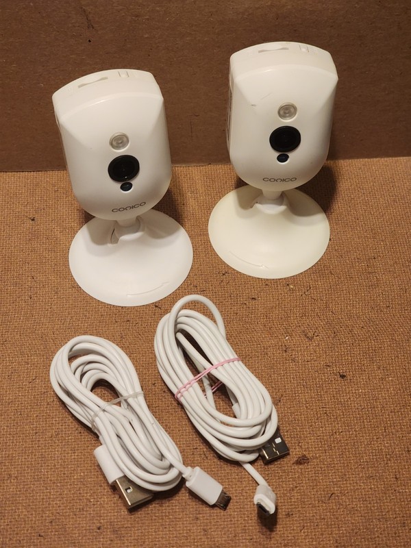 2-pk Conico 812E Babyphone Wireless IP Camera 1080P HD Video compatible w/Alexa gallery