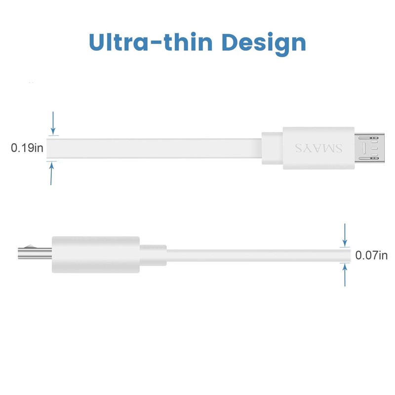 Smays 50 ft Extension Cable Compatible with WYZE Cam Pan v3, White gallery