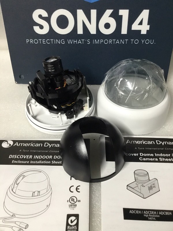 Security Color Camera W/540TVL 9-22m NTSC NiteSaver 4 Low Light ADCIEH0922TN NEW gallery