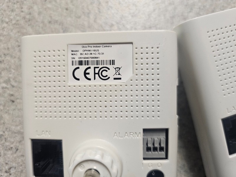OCO Pro Indoor Camera. OPHWI-16US. WORKS gallery