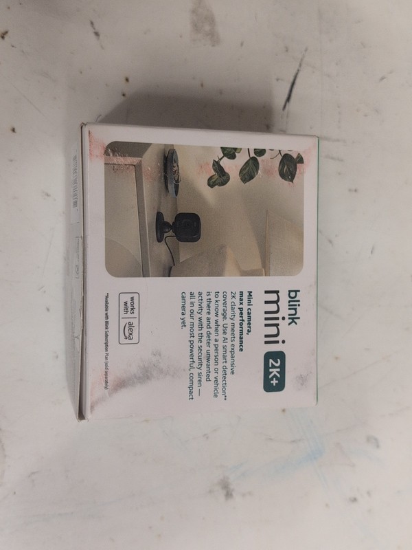 Blink Mini 2K+ Indoor Outdoor Plug-In Security Camera Black Color Night Vision gallery