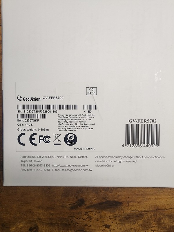 GeoVision GV-FER5702 5MP H.265 Fisheye IP Camera WDR Pro IP66 IK10 – New in Box gallery