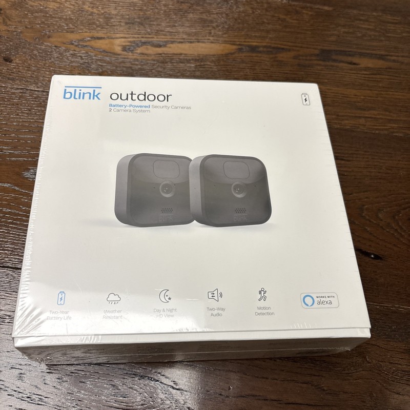BLINK OUTDOOR BATTERY POWERED 2 CAMERA SYSTEM SEALED
