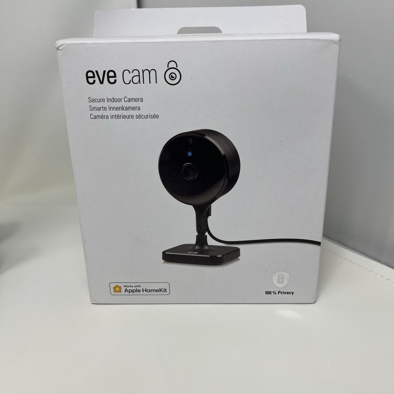Eve Cam 501E Secure Indoor Camera Apple HomeKit Smart WiFi Camera Tested Working gallery