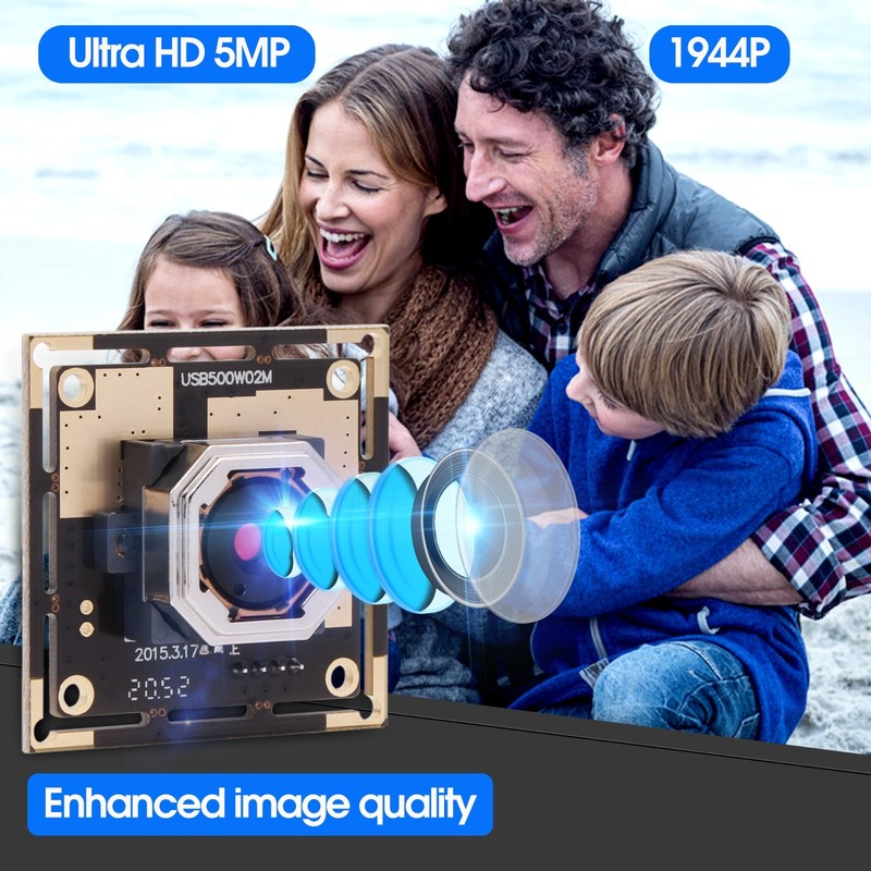 Webdamera 5.0MP Full HD Auto Focus USB Camera Module for Windows System 60Angle gallery