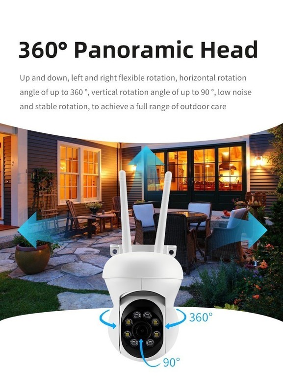 K21 Wifi PTZ Home Camera 1080P 2MP Full-color Night Vision Motion Detection gallery