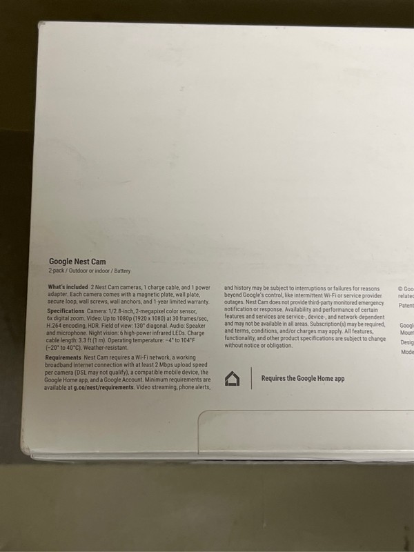 Google Nest Cam - Battery-Powered Wireless Indoor and Outdoor Smart Home Secur 1 gallery