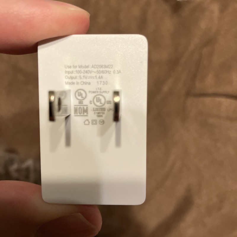 Logitech Circle 2 Power Plug And Adapter Model AD2063M22 New gallery