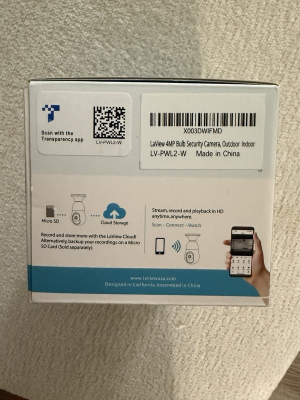 Brand New In Box WiFi Smart Motion Detection with Notifications Camera 2K gallery