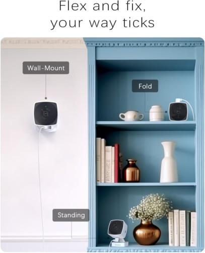 blurams 2.4G/5G Security Camera Indoor, 2K Pet Indoor with Phone White gallery