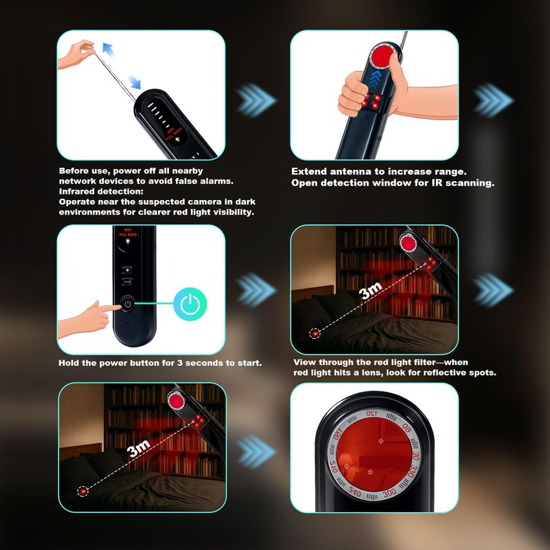 Detector Bug and Detector GPS Detector, Device Detector for Travel,Hotels,Hom... gallery