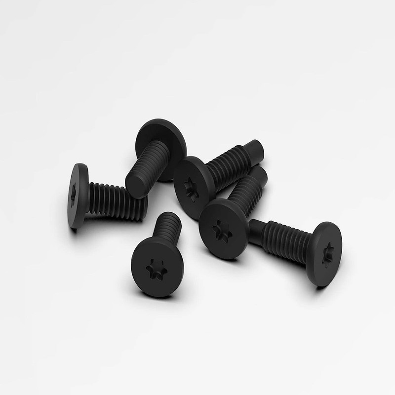 Doorbell Screws, Replacement Various lengths, Security Torx head, BLACK gallery