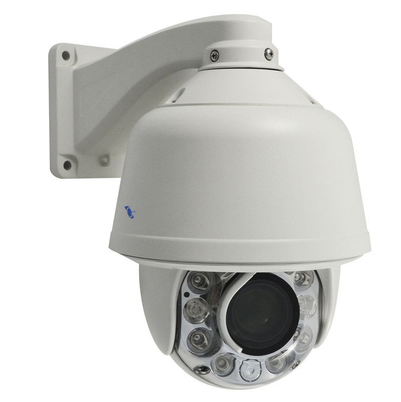 LineMak PTZ Dome camera, 1/3″ Sony CCD sensor, 650TVL, 9 LEDs, 27x optical zoom.