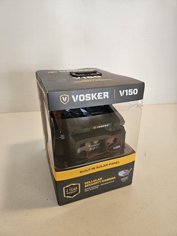 Vosker v150 | Solar Powered | LTE Cellular | Outdoor Security Camera |