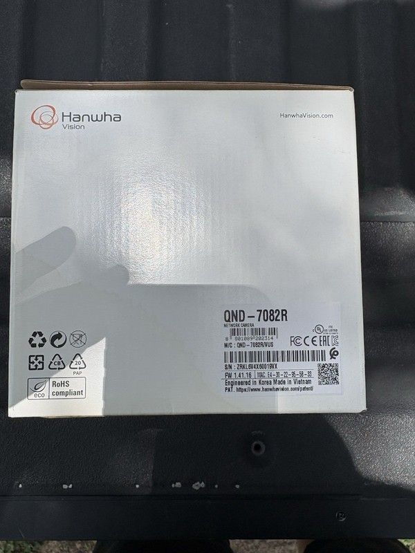 Hanwha Vision QND-7082R 4MP IR Dome Camera